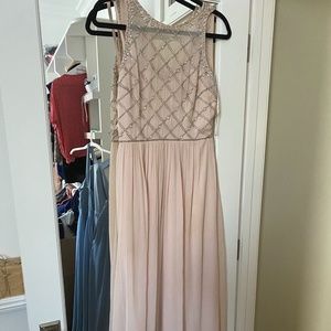 Blush pink jeweled too